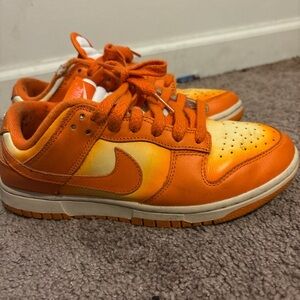 Nike Kids Vibrant Orange Sneakers